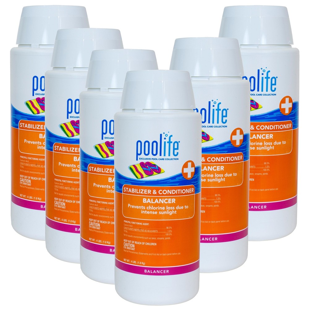 Poolife Stabilizer & Conditioner (4 lb) (6 Pack)