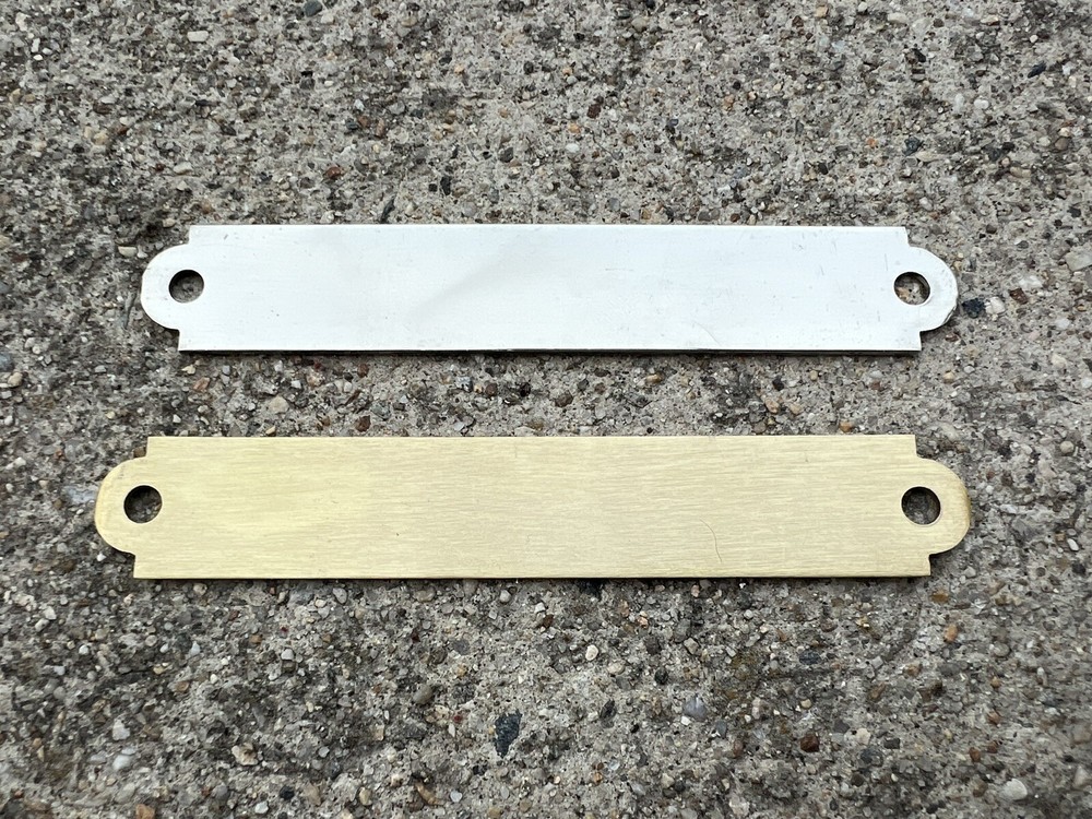 Custom Engraved Brass Horse Halter Name Plate