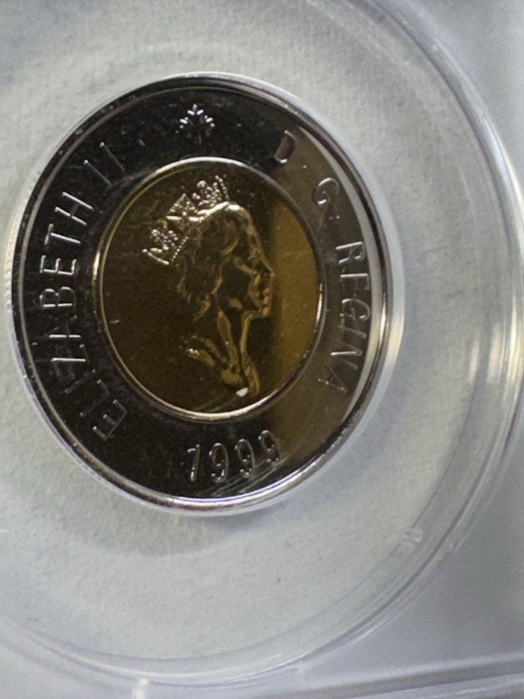 1999 Canada $2 Graded MS 67 by ANACS Toonie