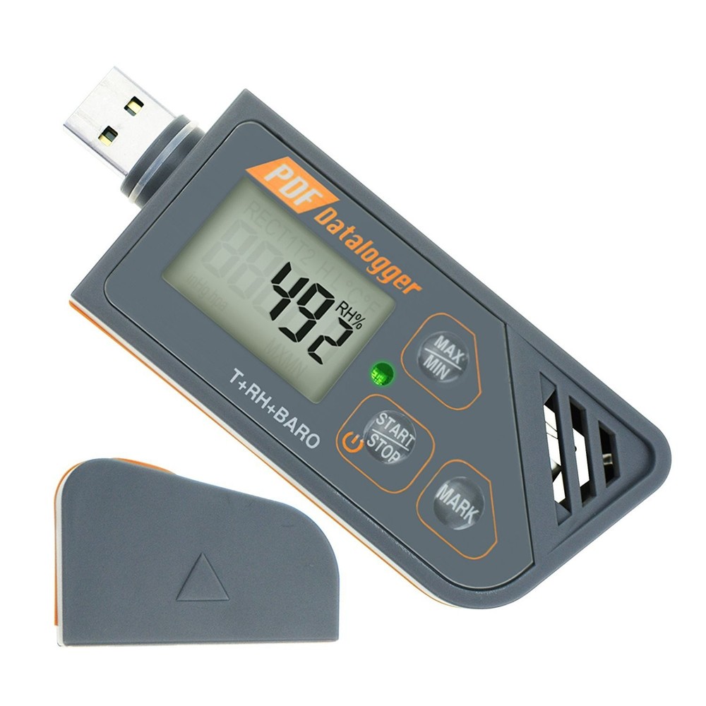 USB Temperature Data Logger Recorder for Temperature Humidity and Atmospheric...