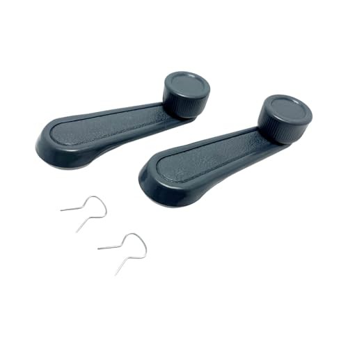 2PCS Interior Window Crank Handle Grey PFM-730462 6926004020 Compatible with