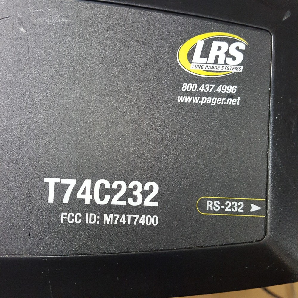 Long Range Systems LRS T74C232 - Powers On - No Power Cord - USED