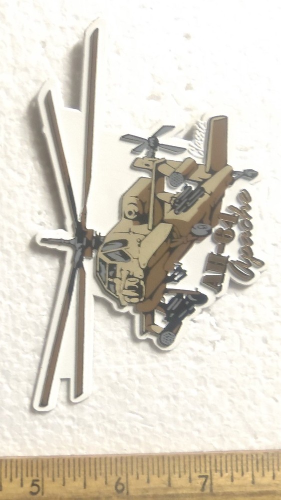 AH-64 Apache Helicopter Magnet