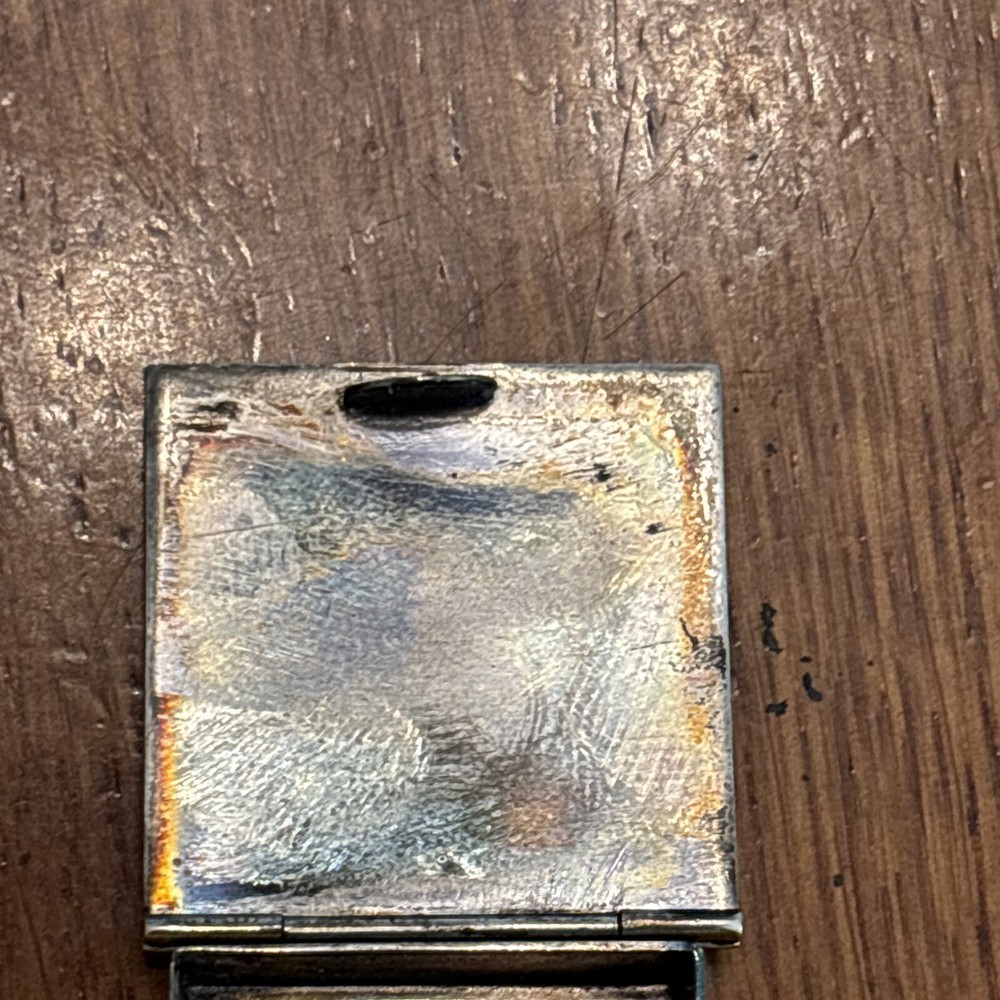 Leonore Doskow Signed Silverplate Box Small Vintage Da