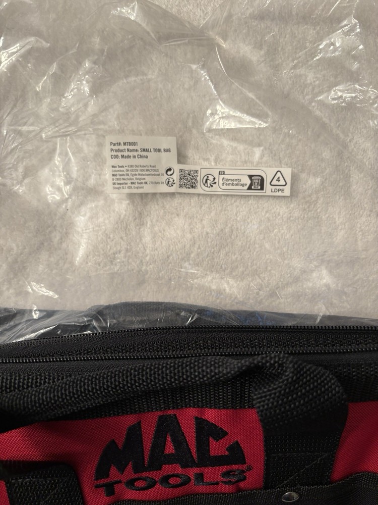 Mac Tools Small Tool Bag