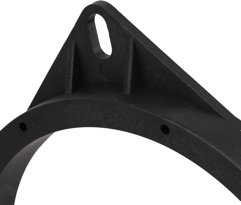2PCS Black Plastic 6.5Inch Car Speaker Adapters Mount Plates Bracket