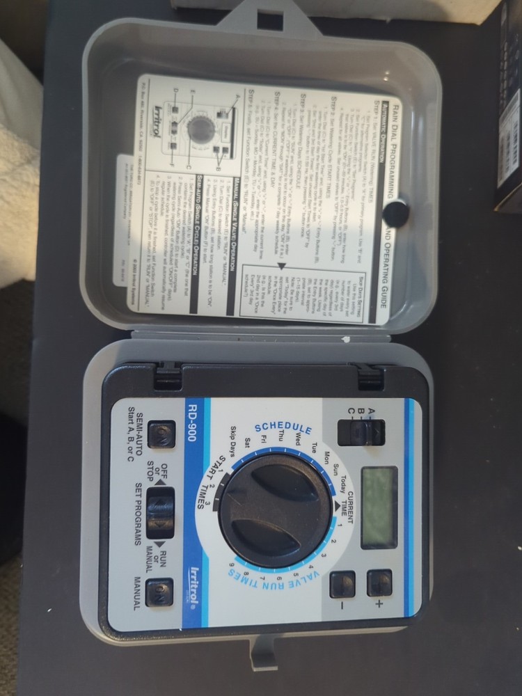 Irritrol / Hardie Rain Dial RD-900 RD 900 Timer Module -120v Ac ,Tested