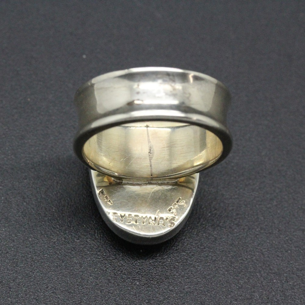 Handmade Sterling Silver and Jasper Ring By Krystyna's Silver