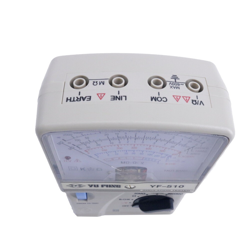 TENMARS YF-510 Pointer Type High Resistance Meter Insulation Tester 0~600V
