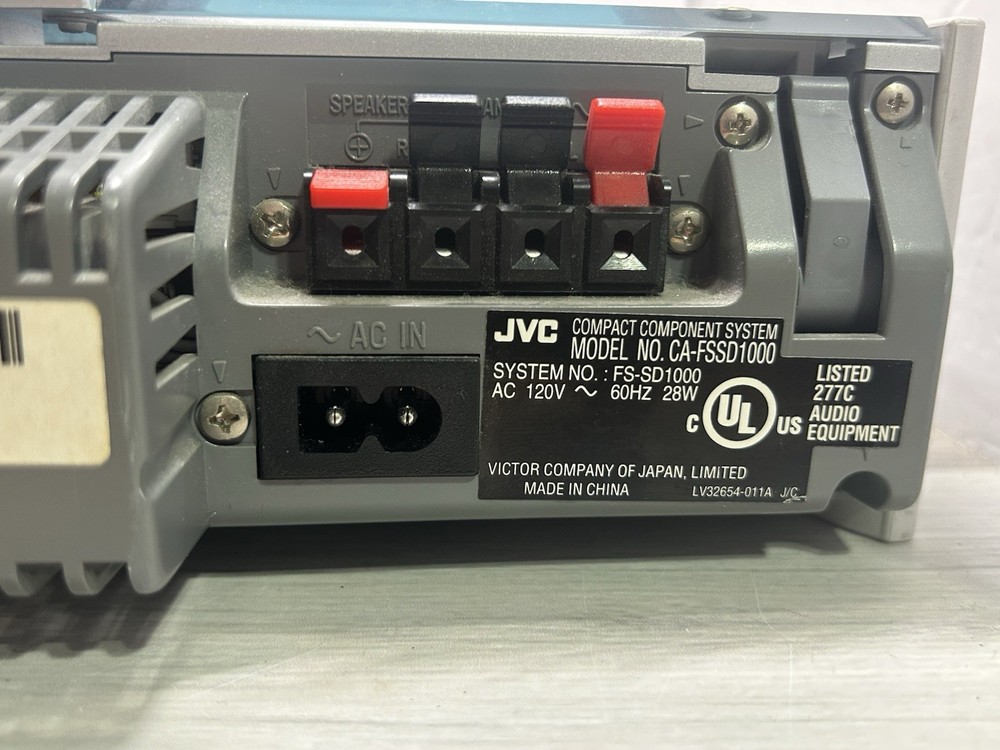 JVC Compact Component System FS-SD1000 Main Unit