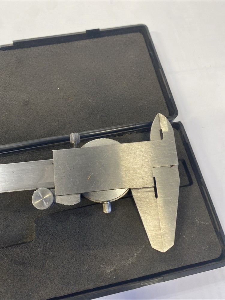Dial Caliper | 0–6” Range | Precision Machinist Tool in Foam Case Shock-Proof