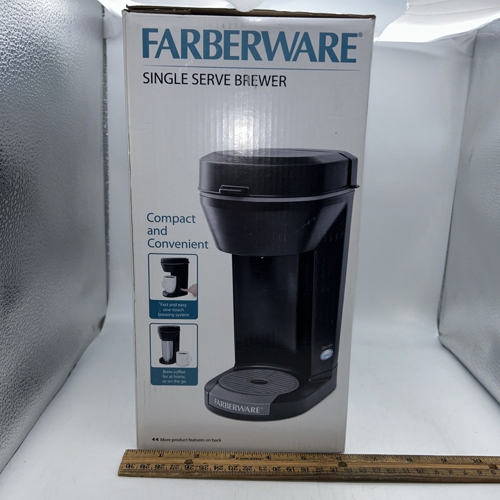 Faberware Single Server K-Cup Brewer New In Box (201615)