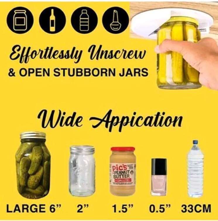 EZ Jar Single Hand Under Counter Jar Opener