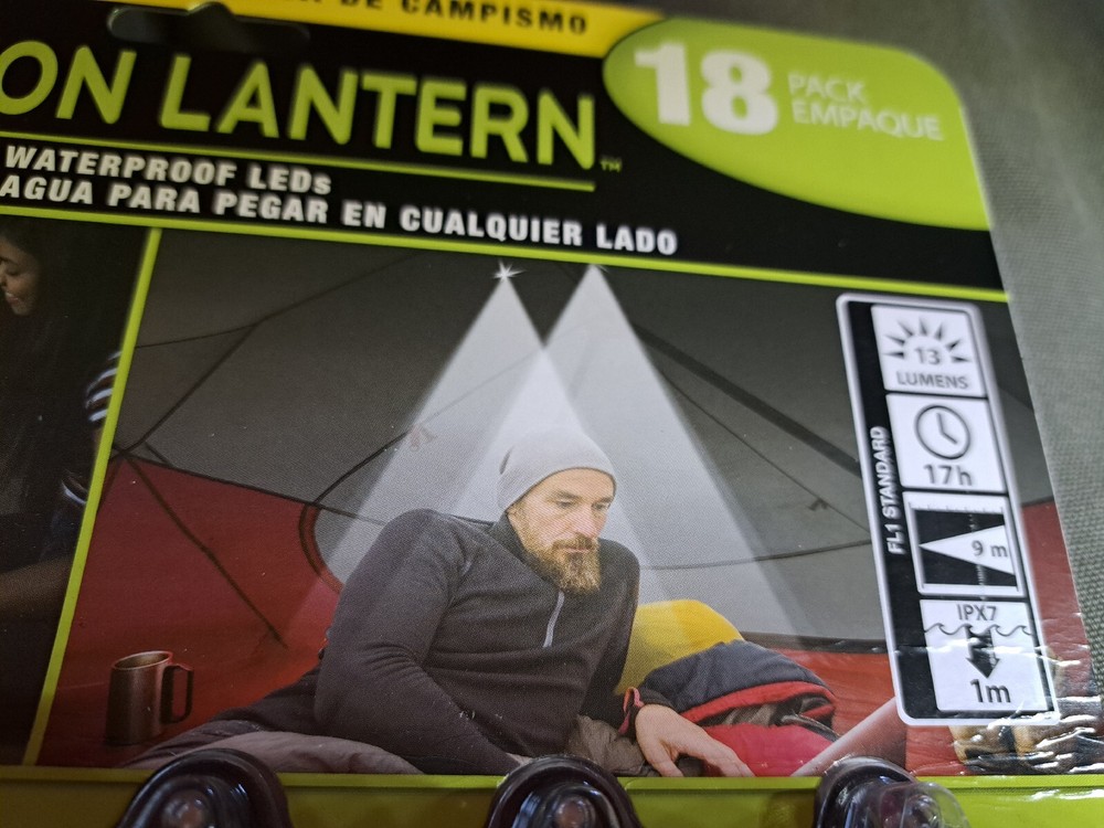 BUTTON LAMP 18 Pack Adhesive LEDs Light Package - Lightweight, Ultra Small