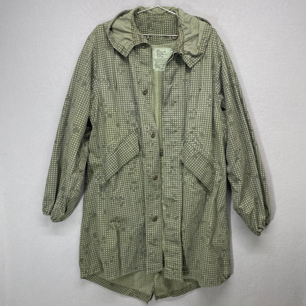 Army Parka Medium Night Camouflage Desert Strom Fishtail Jacket Gulf War