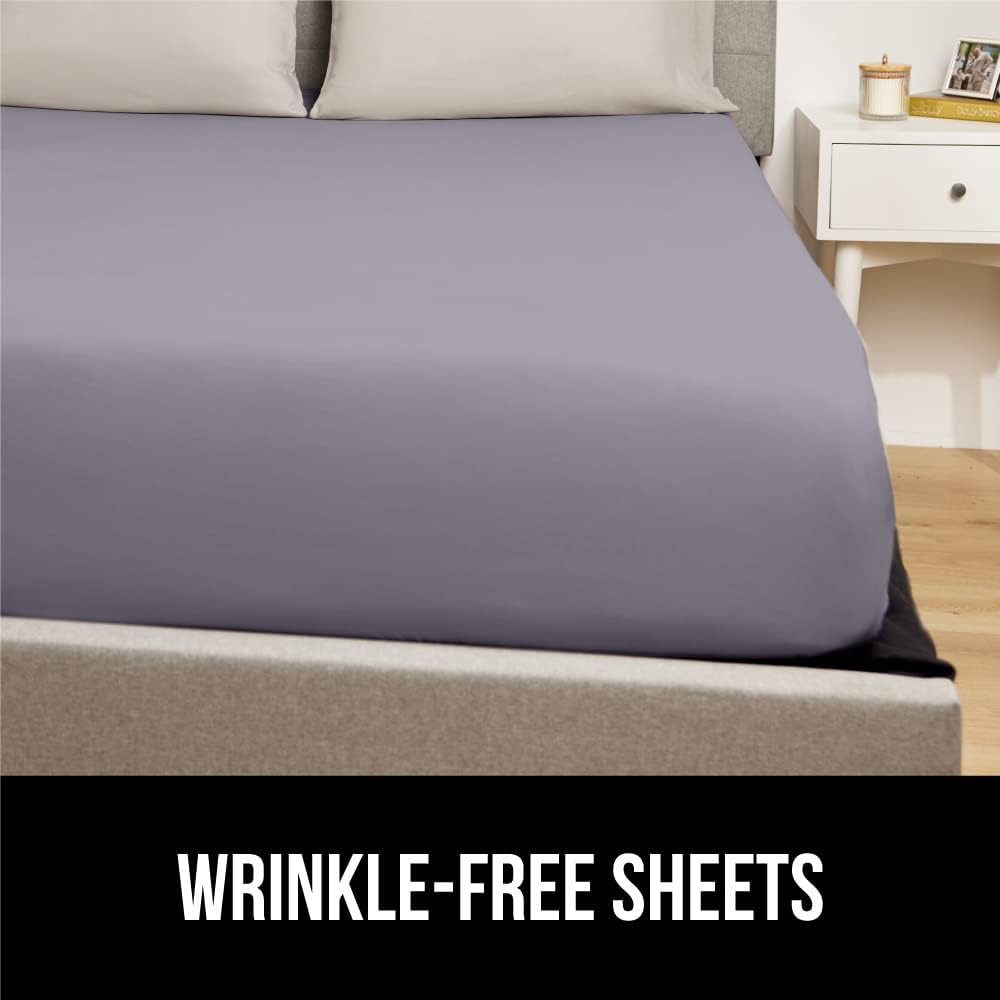 4 Pack Adjustable Bed Sheet Holders Elastic Straps with Metal Clips