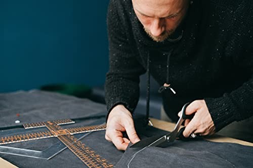 T-Shirt Alignment Ruler Guide Tool Set - Acrylic Design Centering for Easy Sewin