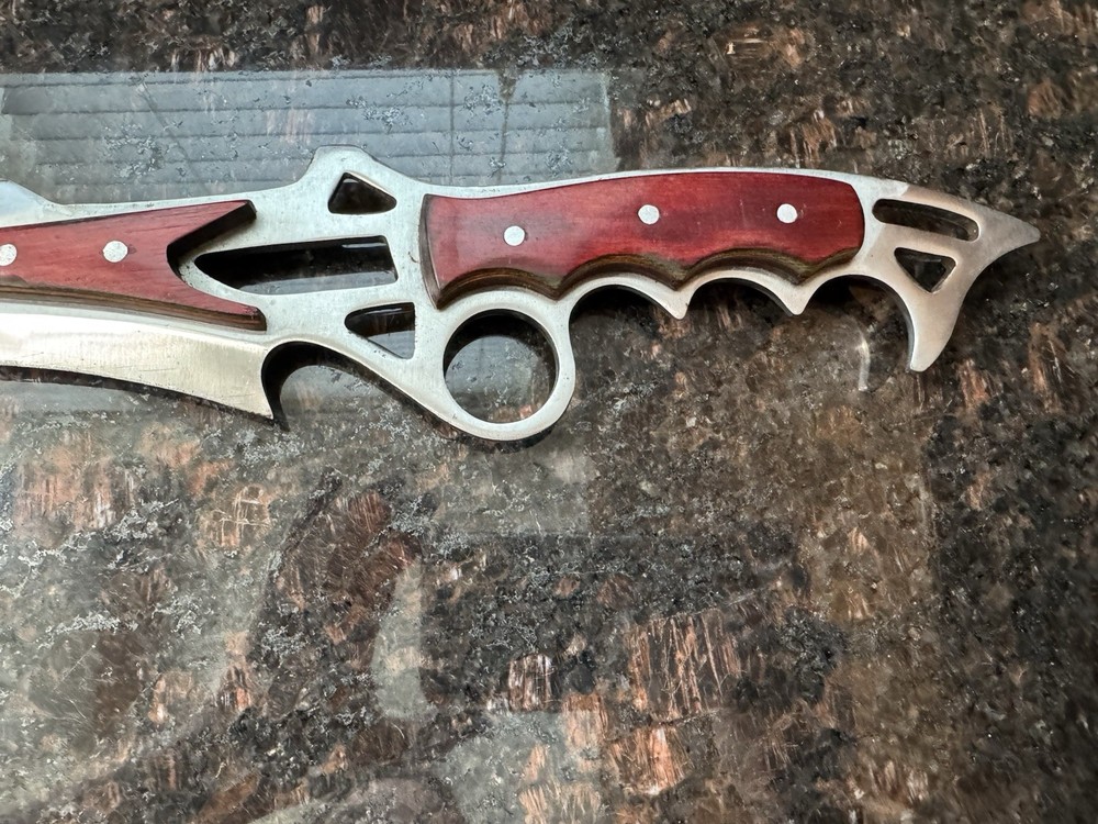 Vintage Knife - Carved Handle