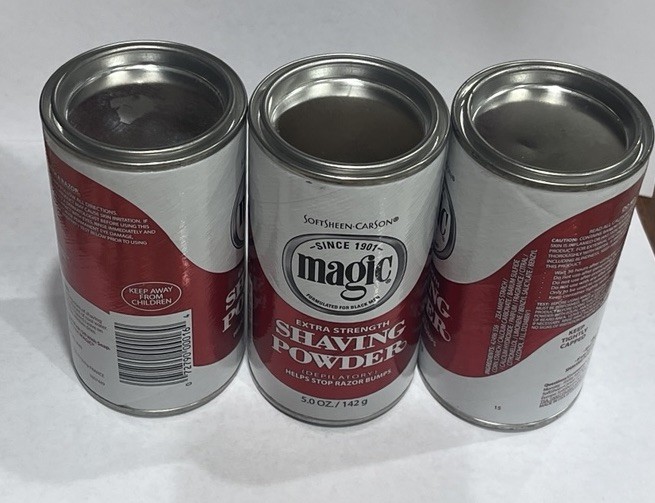 Magic shaving powder extra strength 5OZ 3 pack