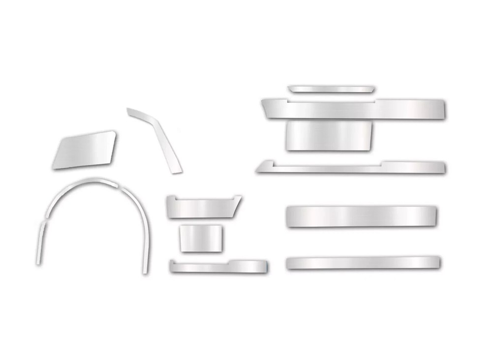 Chrome Trim Set for Fairing Panel Left Side Compatible with Volvo VNL 2004-2017