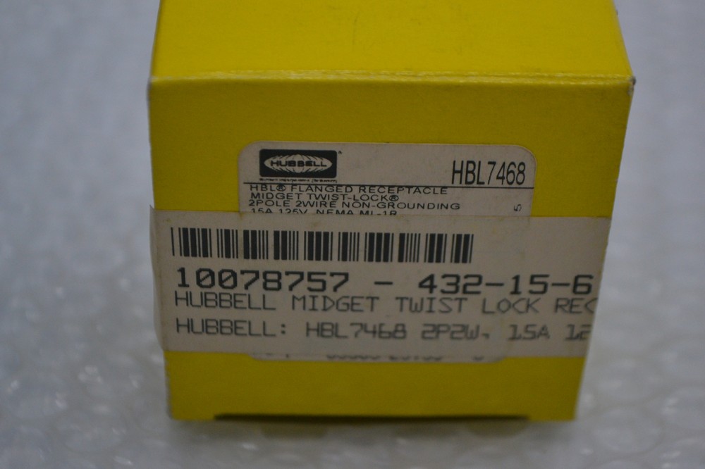 HUBBELL HBL7468 RECEPTACLE NSMP