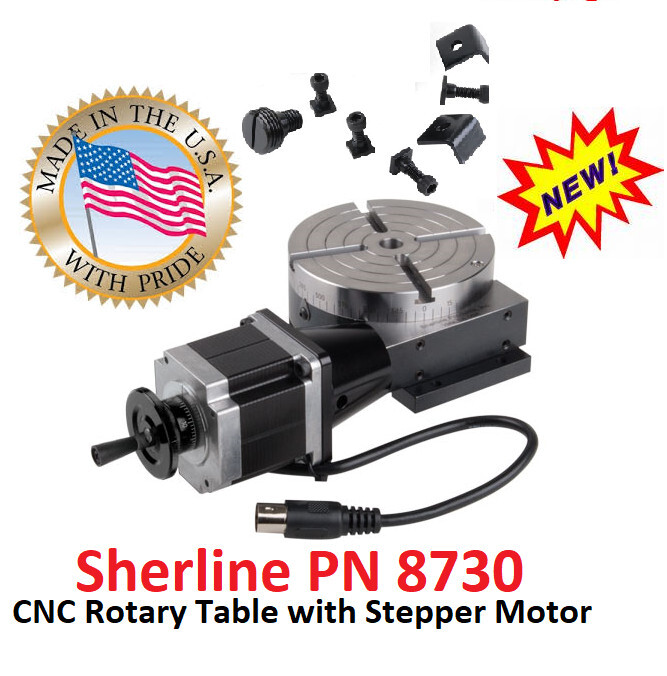 Sherline PN 8730  CNC Rotary Table + Step Motor
