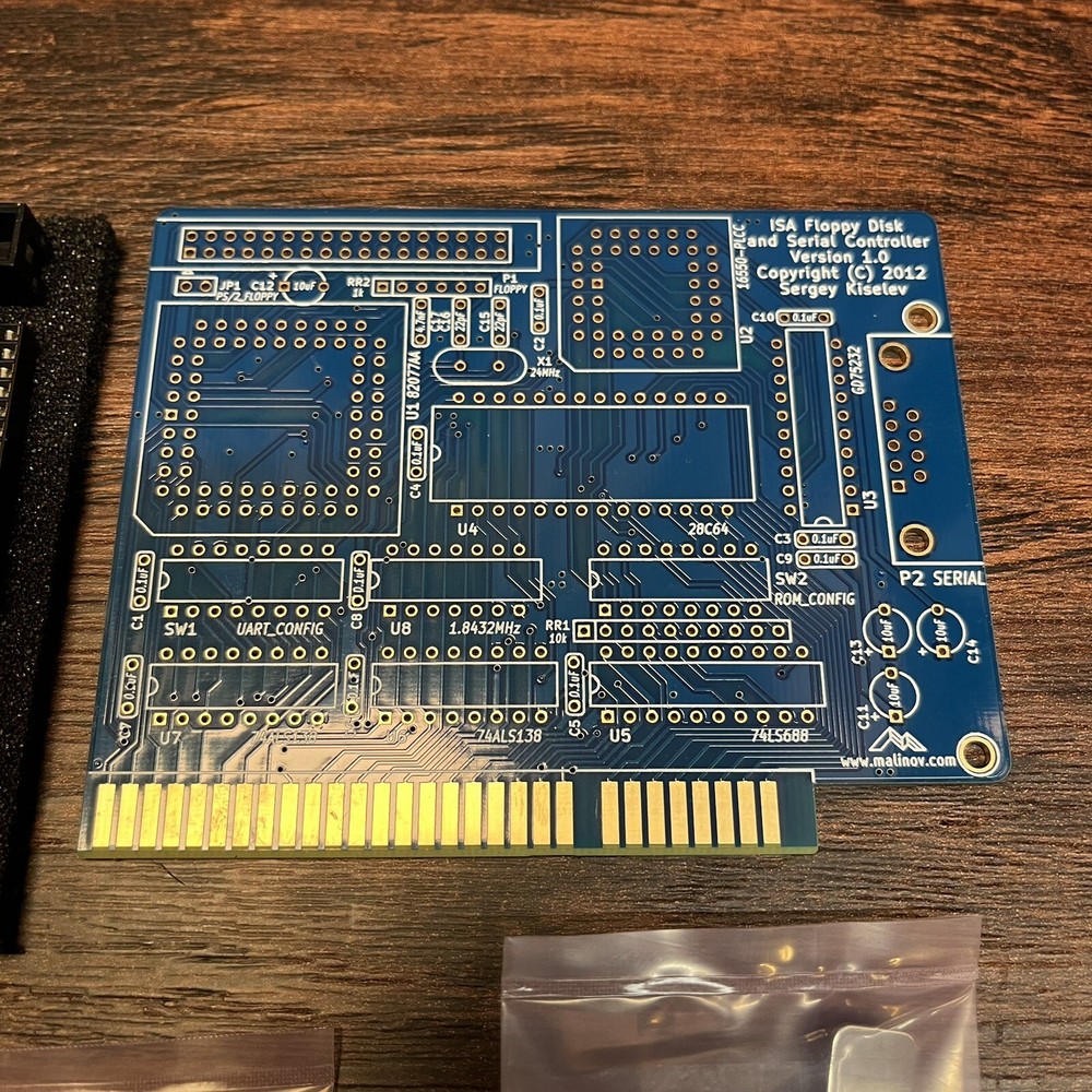 DIY Kit 8bit ISA Floppy Disk Controller By Sergey Kiselev (Requires Assembly)