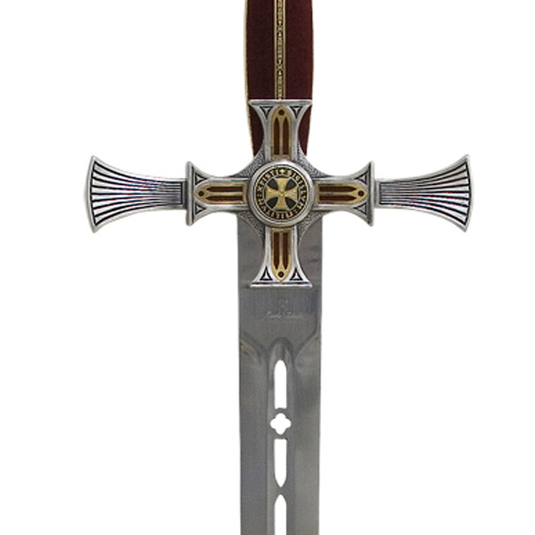 Marto - Damascened Templar Sword, 120 cm
