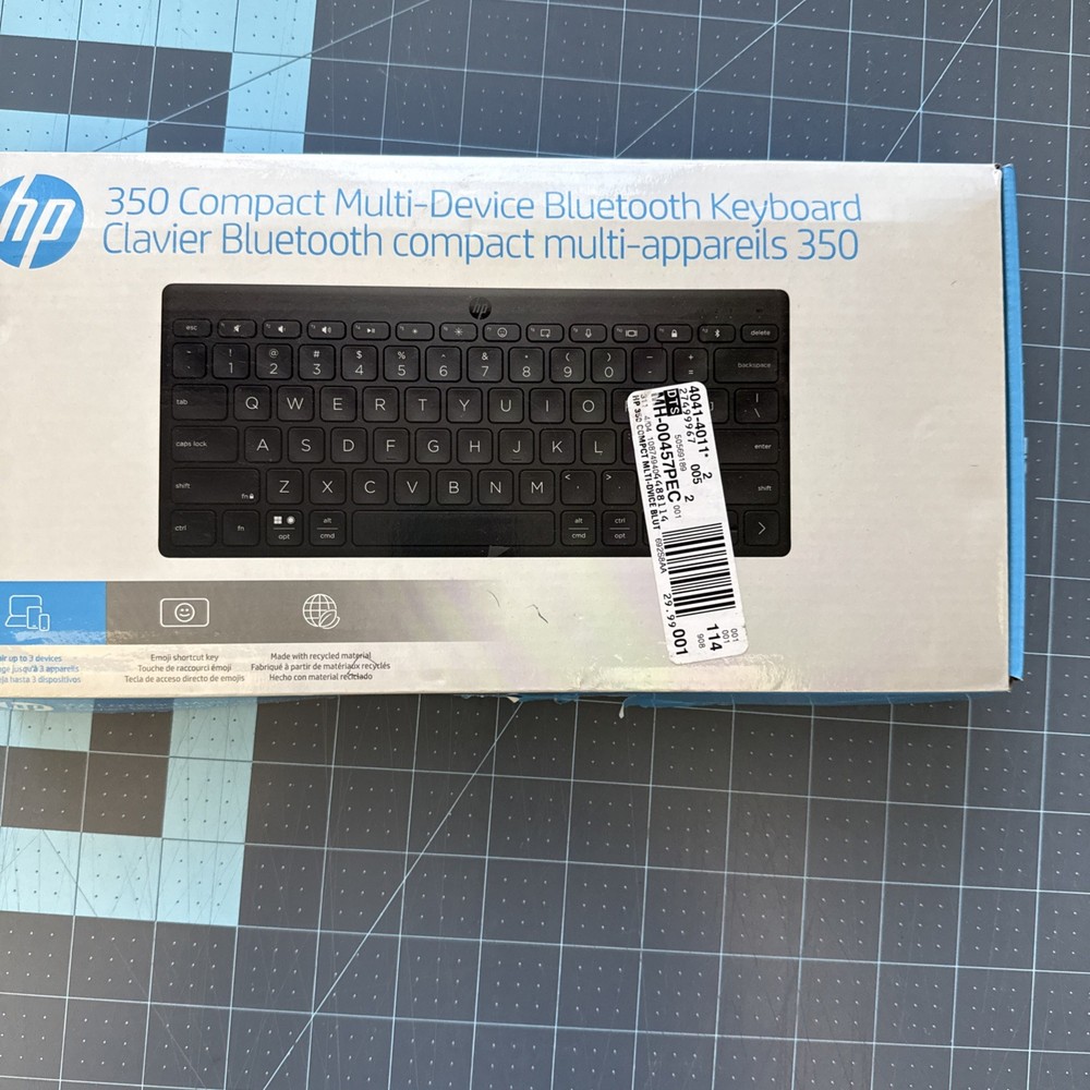 HP 350 Compact Multi-Device Bluetooth Keyboard PC, Mobile & Tablet.