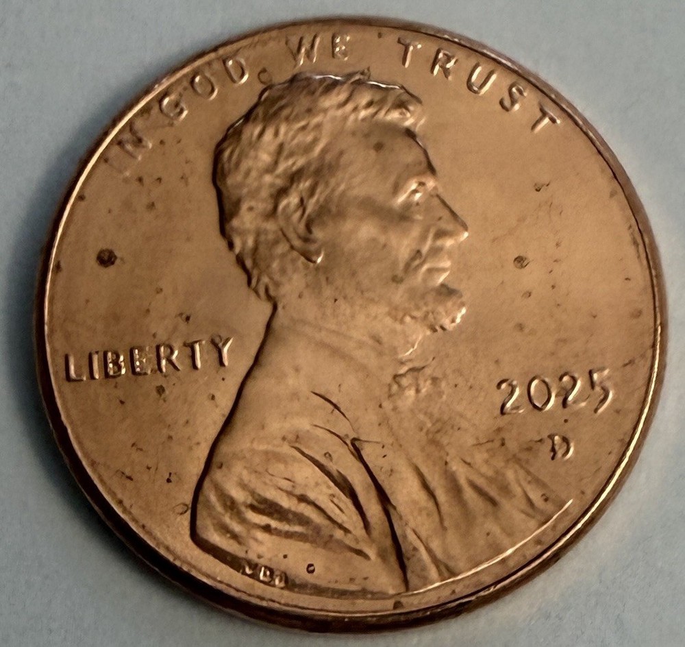 2025 D Uncirculated Lincoln Shield Penny Errors (#559)