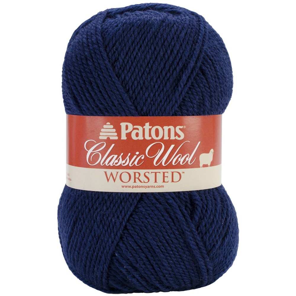 Patons Classic Wool Yarn-Navy - 244077-77110