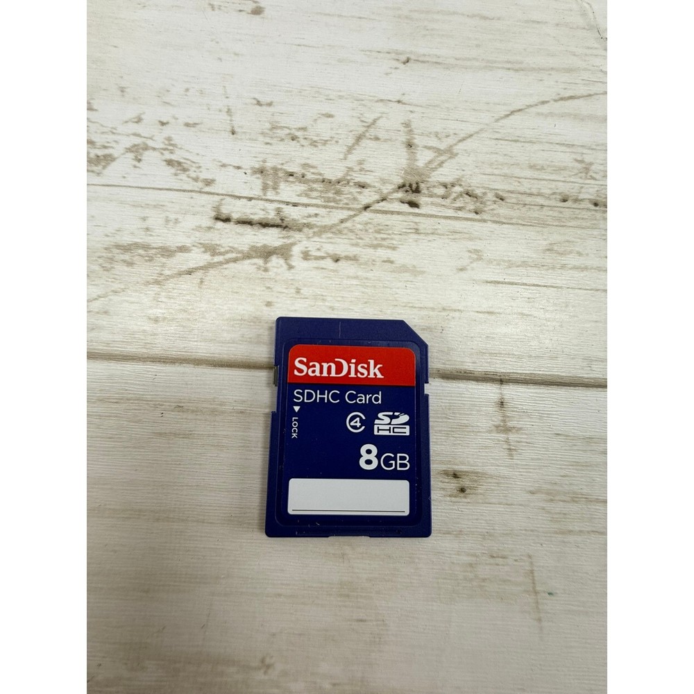 SanDisk 8GB SDHC Memory Card Class 4 Blue SDSDB-008G-B35 Flash Memory Card