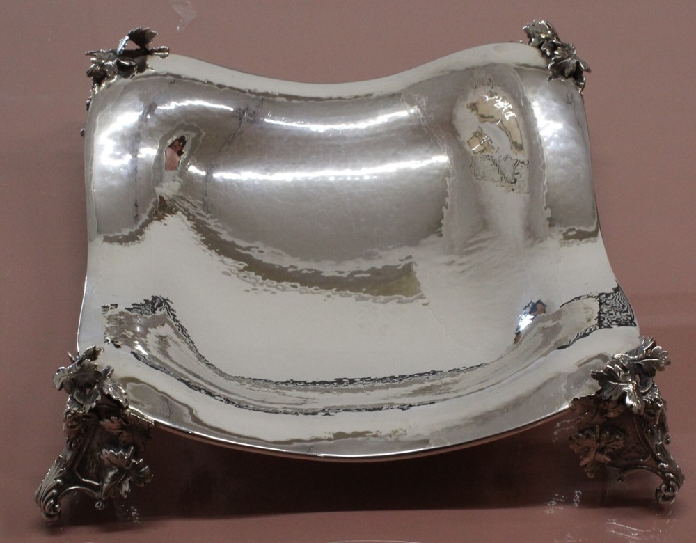 silver centerpiece