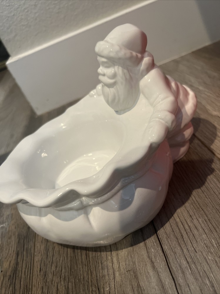 Williams Sonoma Santa Candle Holder