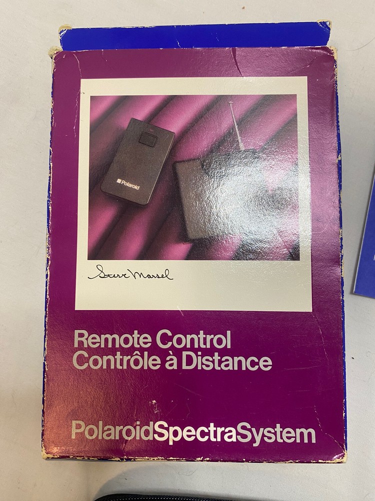 Polaroid Spectra System Remote Control with Receiver Case and Original Box New