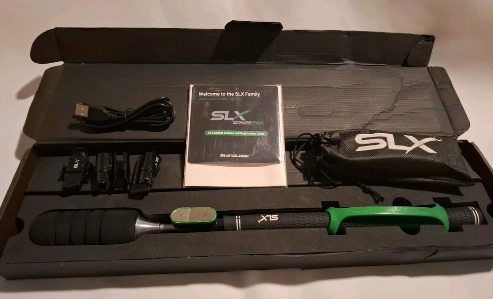 SLX MicroSim Indoor Home Golf Simulator Game E6 Connect