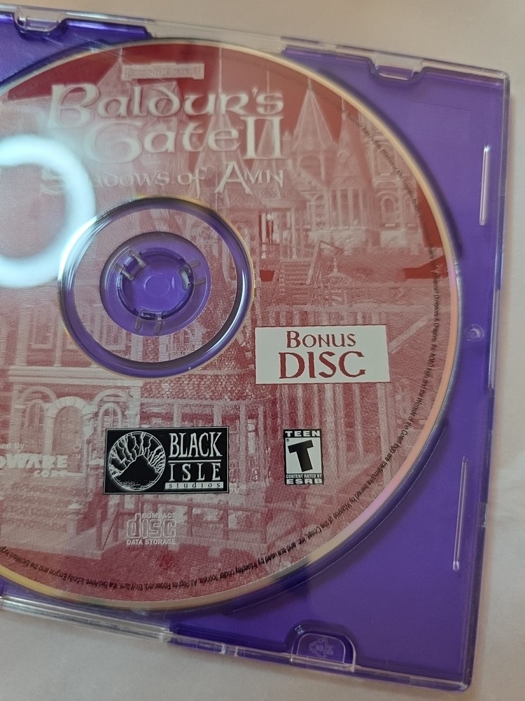 Baldurs Gate II Bonus Disc Shadows Of Amn