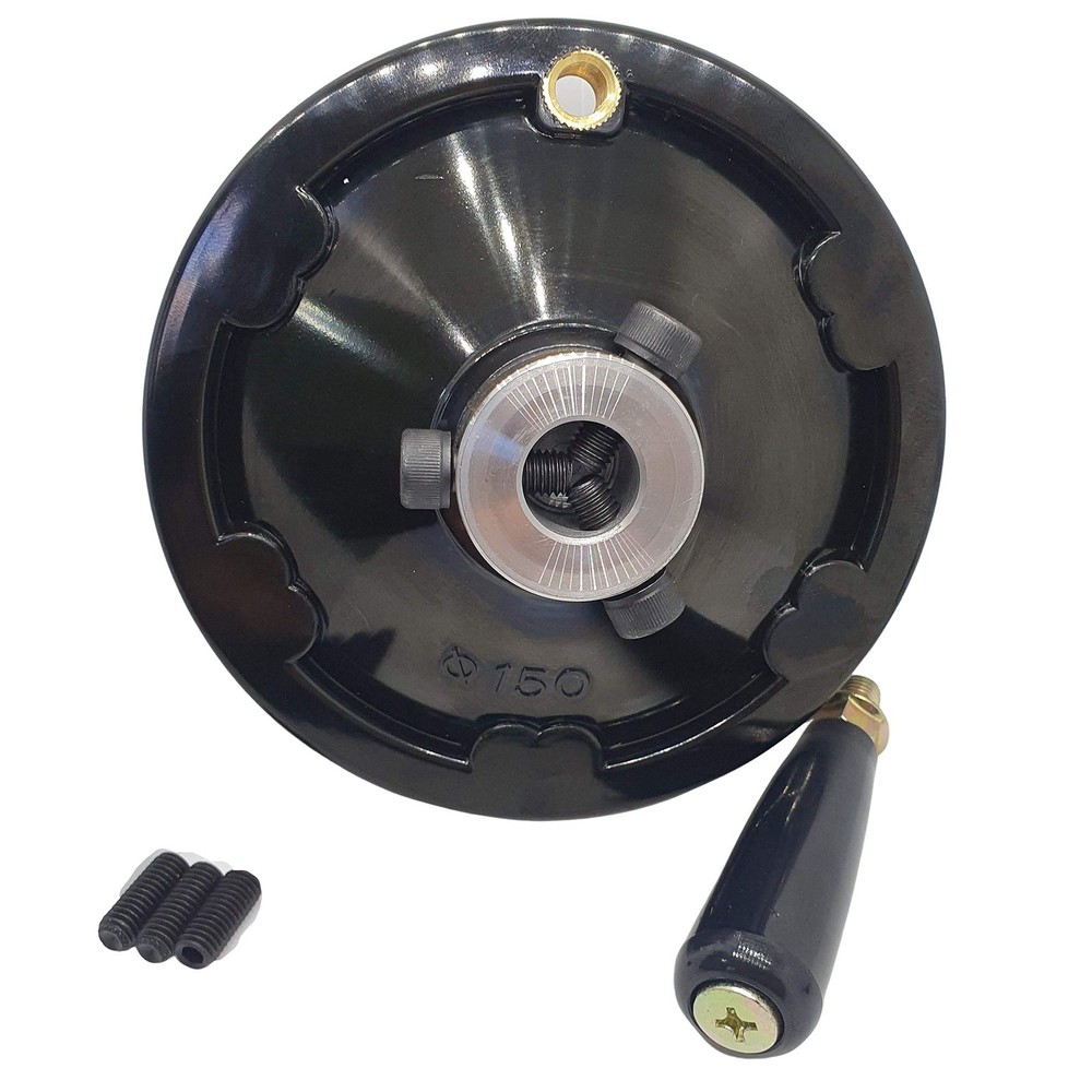 DONGYANG Ind. Co., 6" Ultimate Handwheel 3/4" Bore - Heavy Duty Crank Handle ...