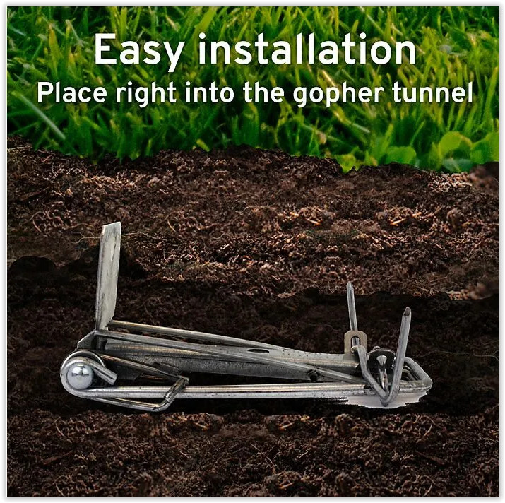 Victor 0611 Easy Set Gopher Trap Twin Pack New