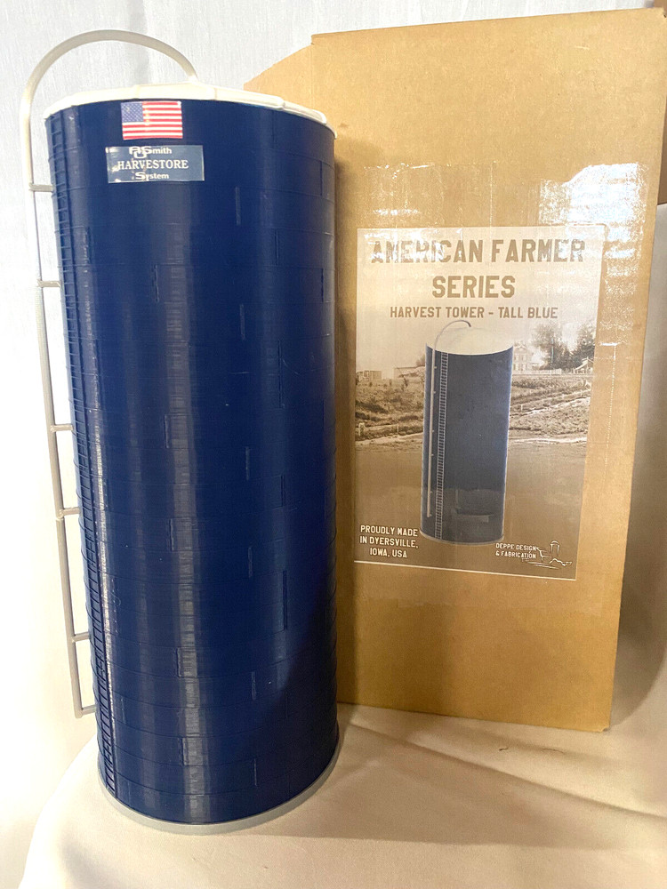 Harvest Tower - Tall Blue by Deppe Design 1/64 Scale
