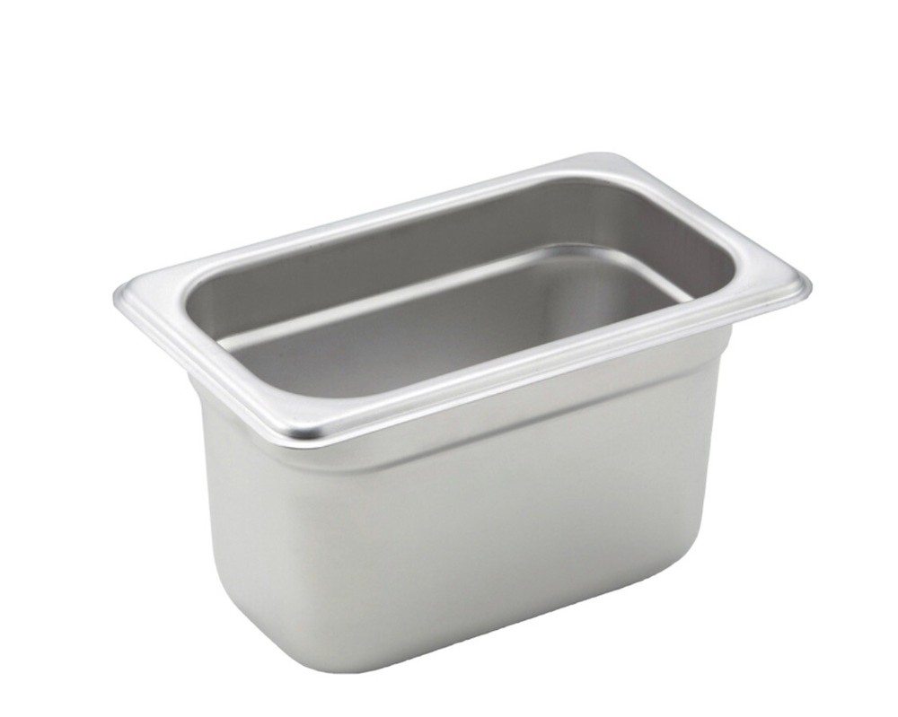 Winco - SPN4 - Ninth Size 4”  Deep Steam Table Pan