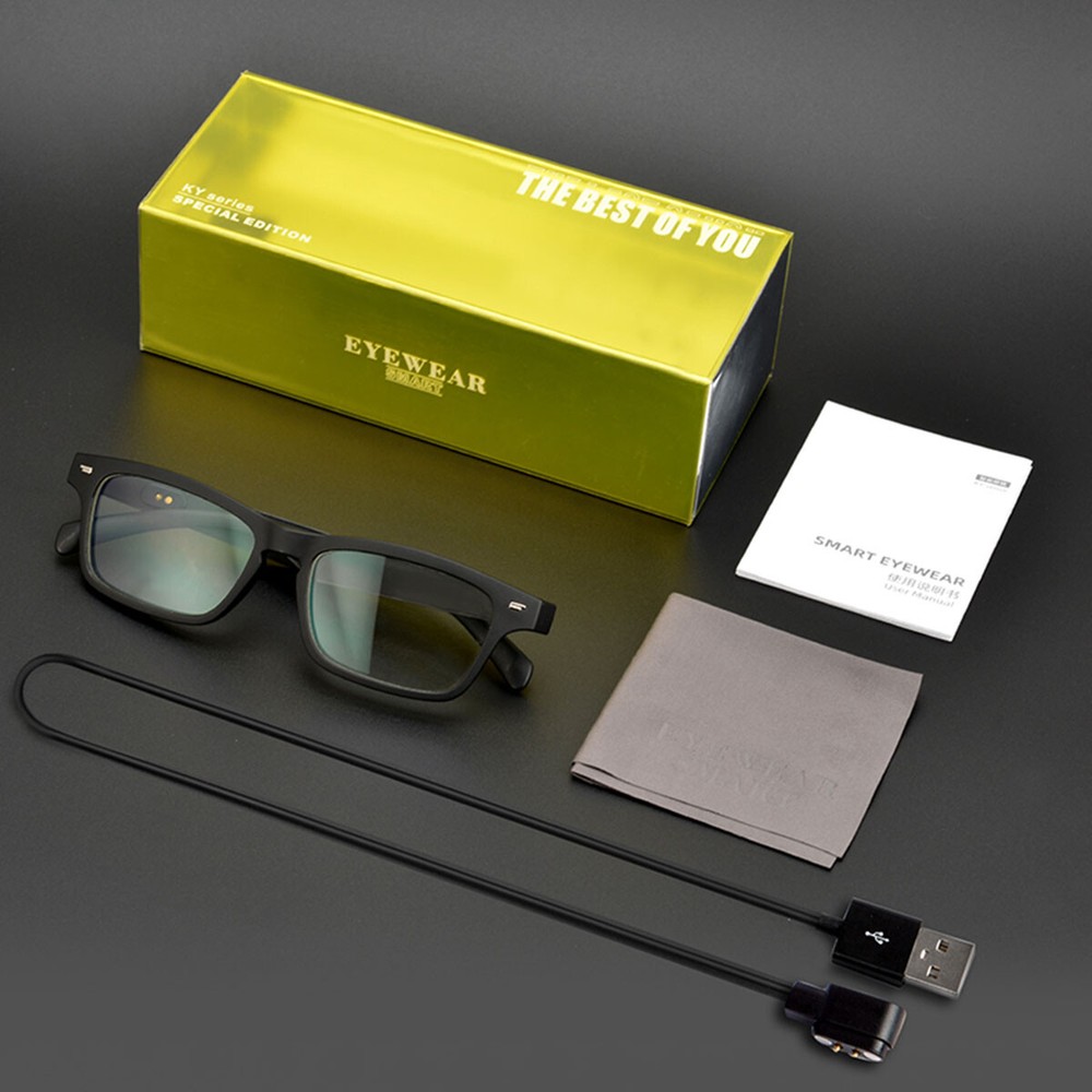 Smart Polarized Sun Lenses Glasses Bluetooth Sunglasses Bone Conduction Headset