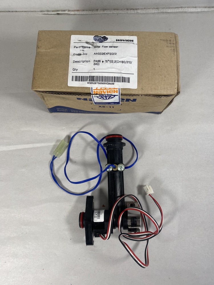 NAVIEN DHW FLOW SENSOR, AASS9EXFS002 Open Box