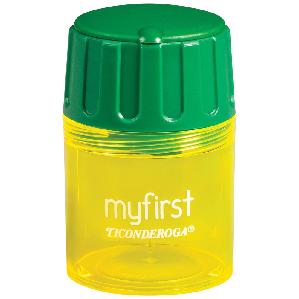 Ticonderoga My First Sharpener Yellow and Green