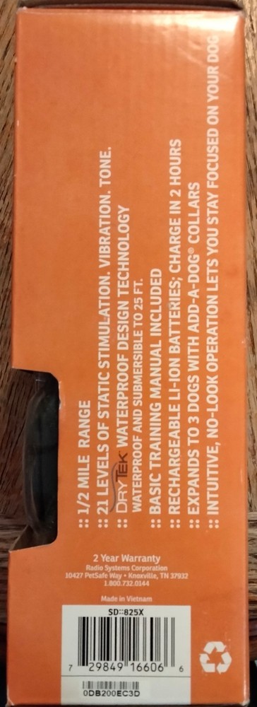 SportDOG SD-825X + Extra charge cable