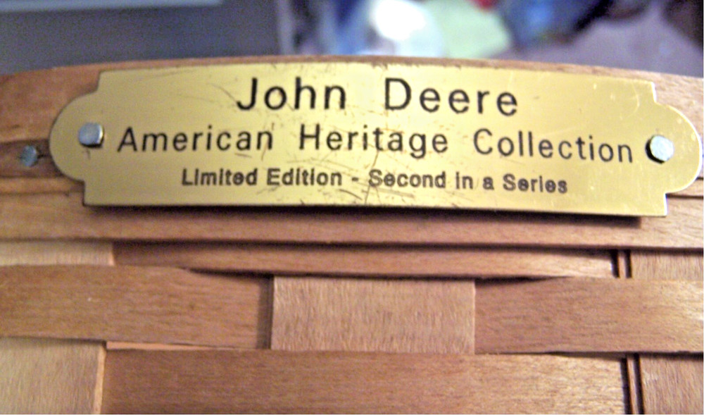 John Deere American Heritage Collection basket