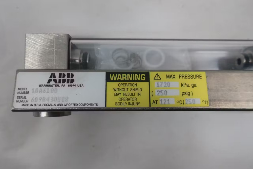 Abb 10A6100 Variable Area Flow Meter 0-600cc/min 1/4in Npt