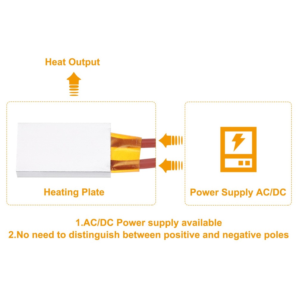 2 Pcs Heating Element 220V 2W-30W 60C Heating Plate