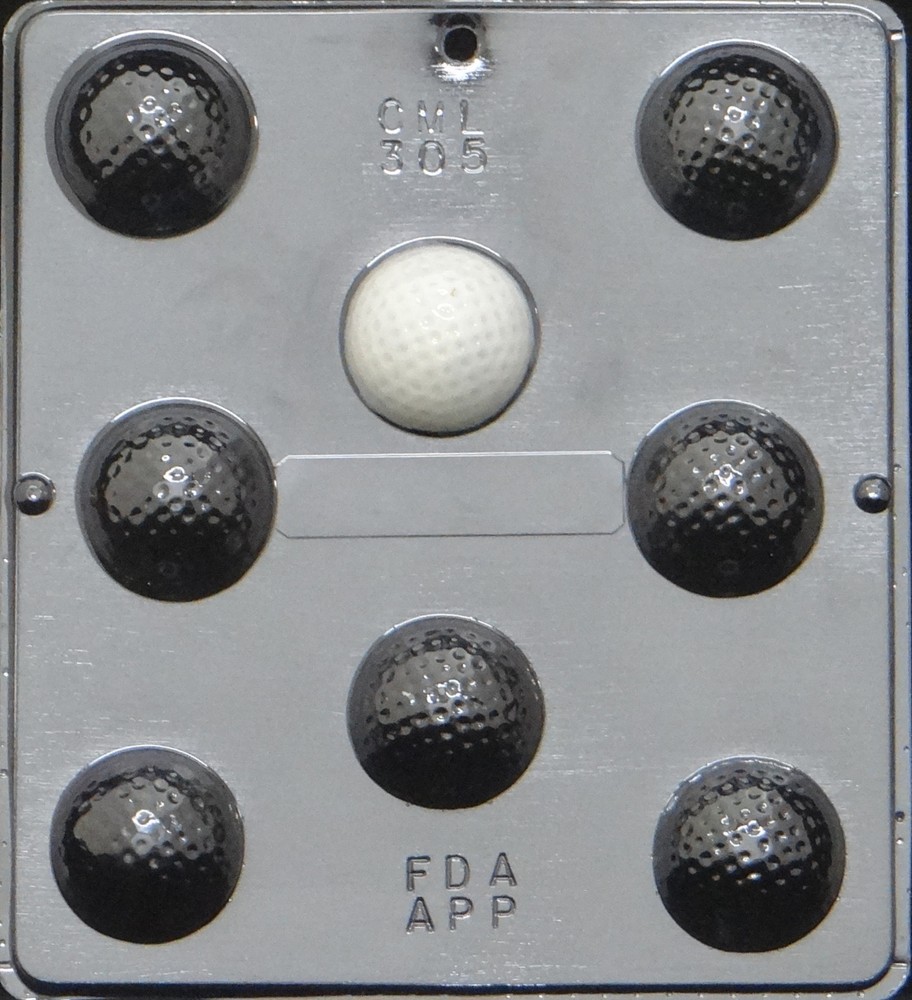Golf Ball Assembly Chocolate Candy Mold  305 NEW