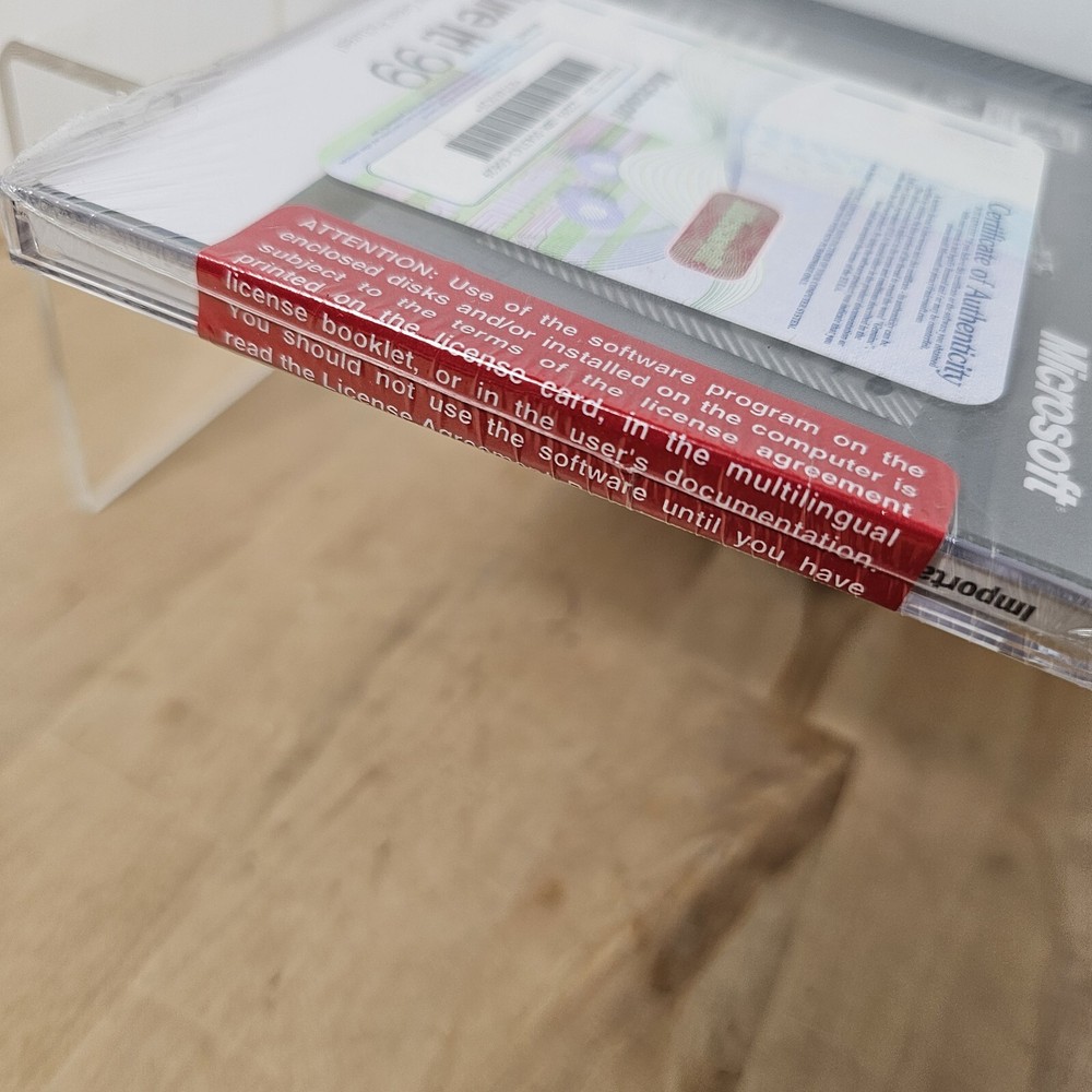 New SealedMicrosoft Picture It! 99 2-disc CDs - Microsoft Graphics Studio